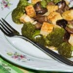 Tofu cu ciuperci si broccoli / Mushroom & broccoli tofu dish