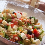 Salata mediteraneana de quinoa / Mediterranean quinoa salad