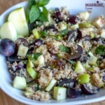Salata de quinoa, mere si struguri / Quinoa, grape & apple salad