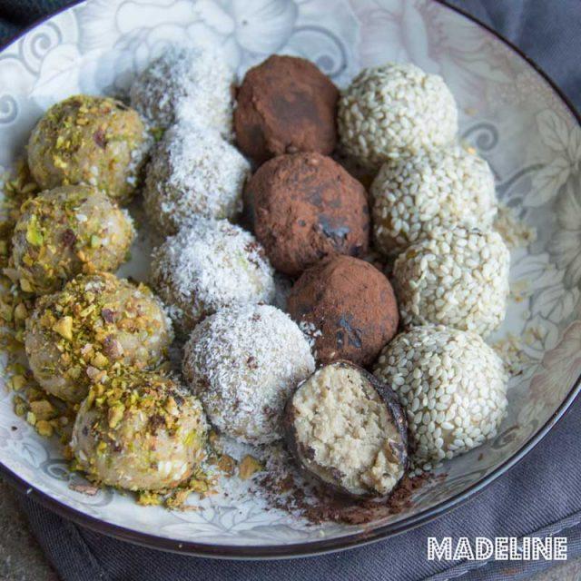 Trufe halva keto / Keto halva truffles Madeline.ro retete keto