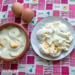 Oua gratinate / Gratinated eggs