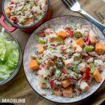 Salata de ton cu cartof dulce / Tuna sweet potato salad