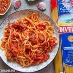 Paste italienesti cu sos de rosii / Italian pasta with tomato sauce
