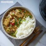 Curry de Tofu la multicooker / Pressure cooker Tofu curry